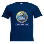 blue navy t-shirt printed